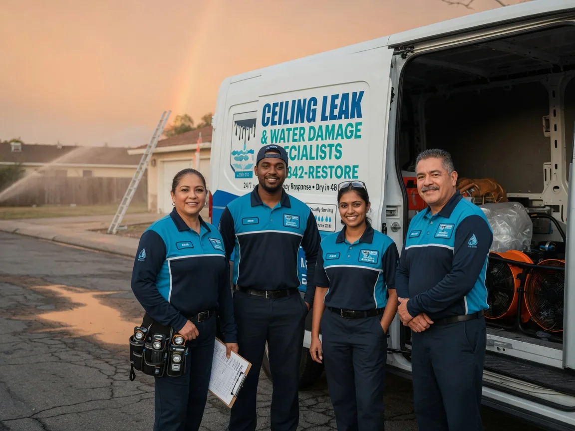 Ceiling Leak Cleanup company in Aristes, PA